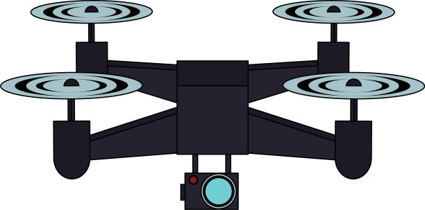 无人机遥控卡通图片下载