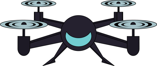 无人机遥控卡通图片下载
