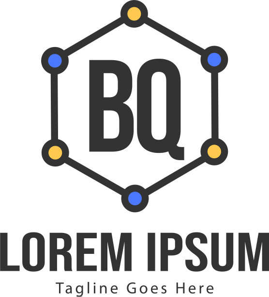 BQ字母标志设计创意现代BQ字母图片下载