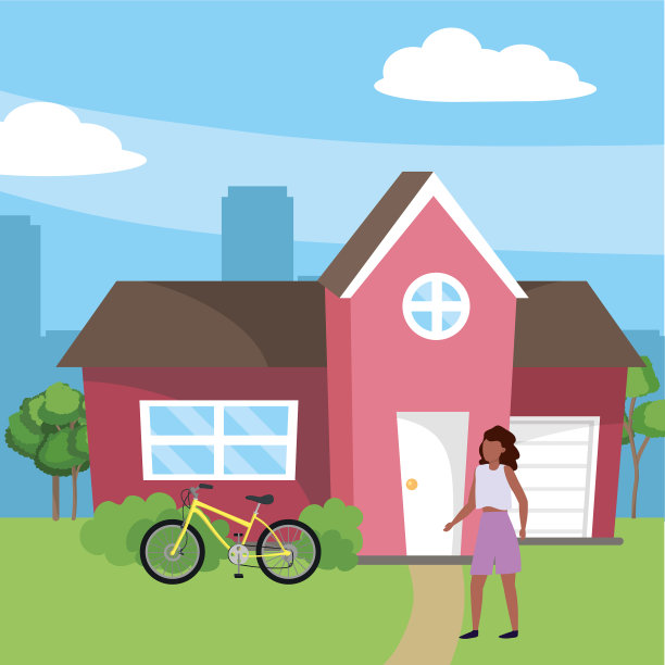 休闲快乐人卡通图片下载