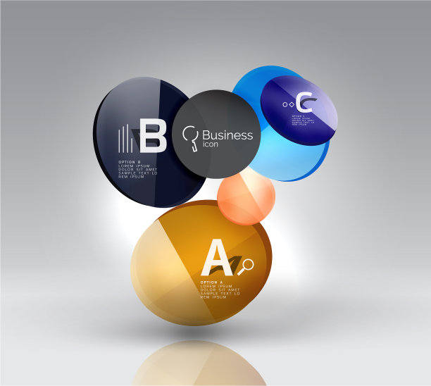 圆抽象背景图片下载