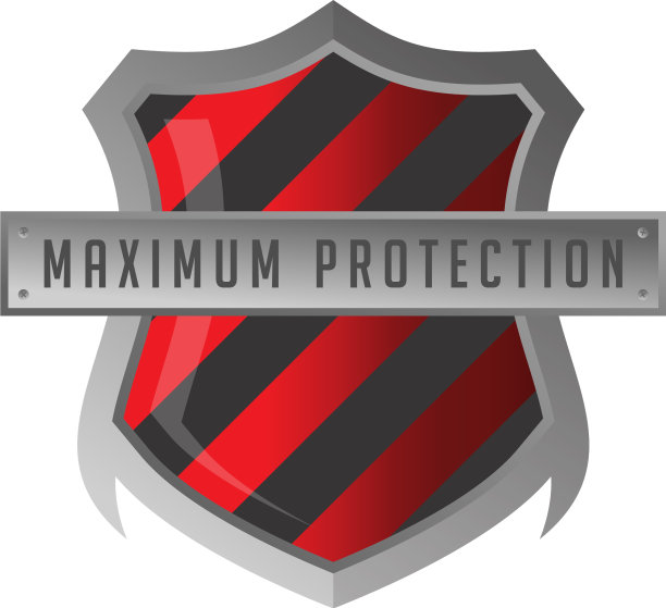 防护盾防病毒标志图片下载