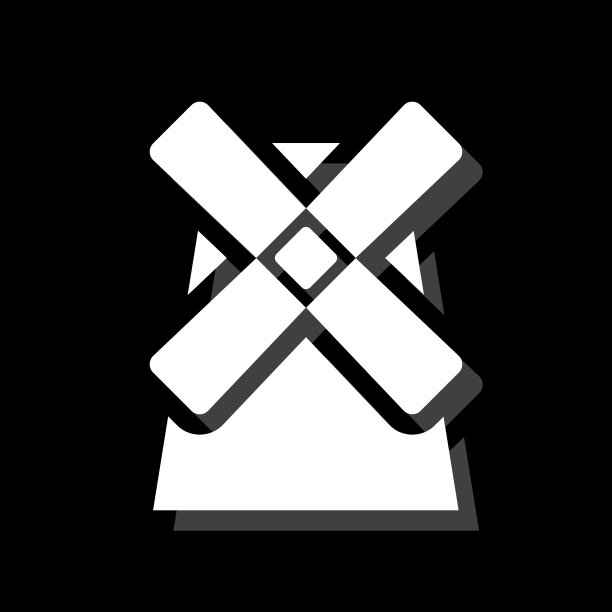 风车图标风车平坦图片下载