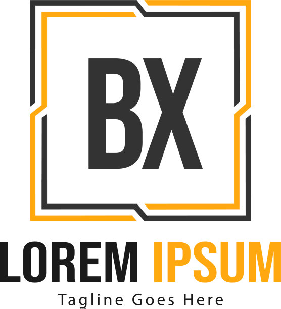 Bx字母标志设计创意现代Bx字母图片下载