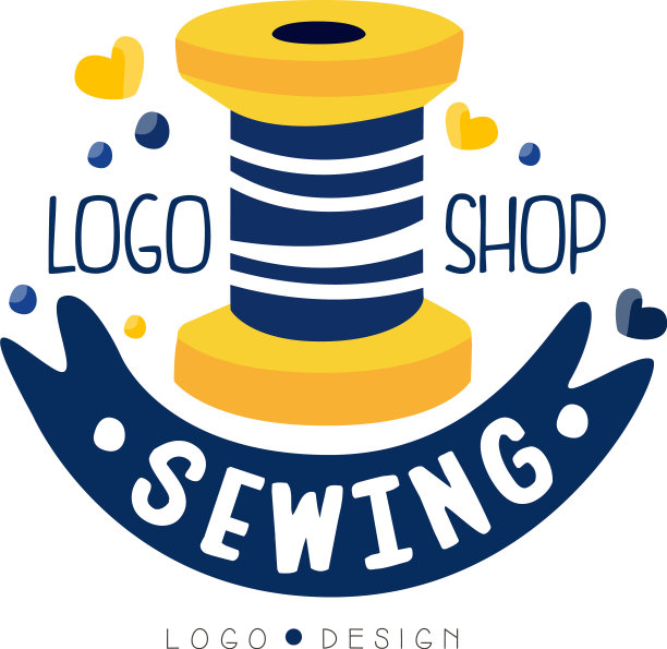 缝纫店标志设计服装精品店图片下载