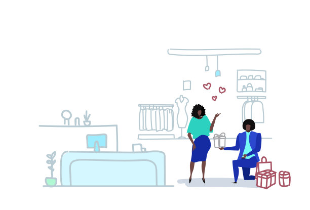 男人跪着拿着礼盒订婚戒指图片下载