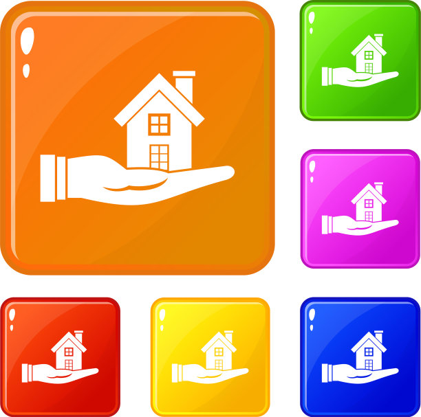 房子在手图标设置颜色图片下载