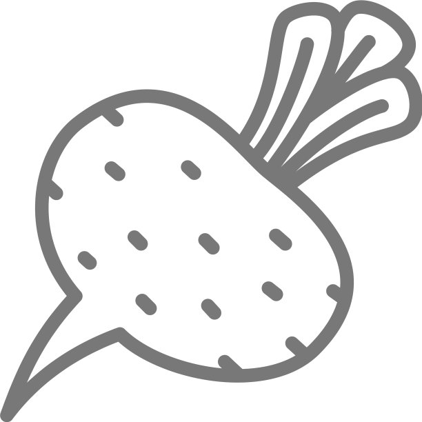 甜菜根蔬菜线图标图片下载