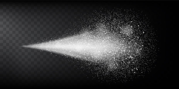 透明水喷雾雾化器或烟雾图片下载