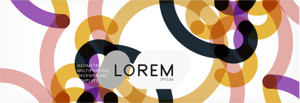 卷曲的线条抽象的背景颜色重叠图片下载