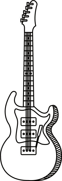 电吉他乐器音乐图标图片下载