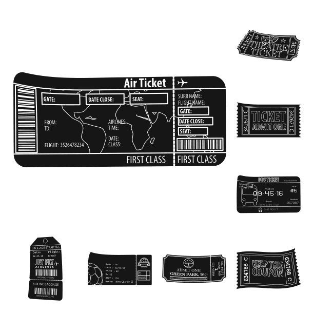 设计门票及入场标志图片下载