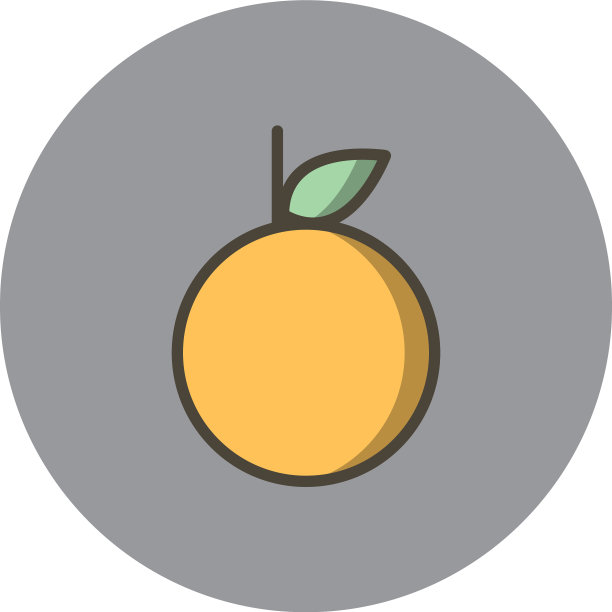 橙色图标图片下载