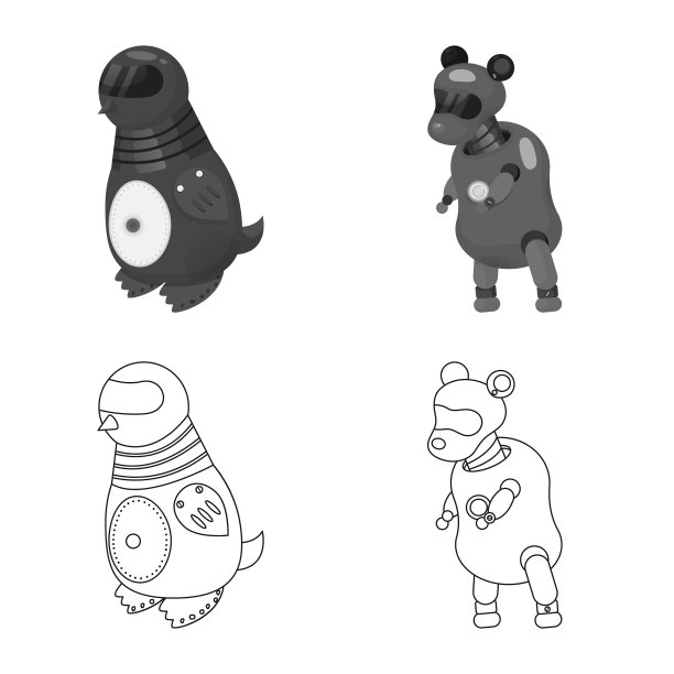 玩具和科学符号集图片下载