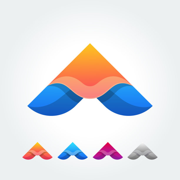 折纸播放按钮标志的材料设计风格图片下载