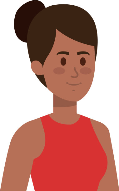 美丽年轻的非洲女人的性格图片下载