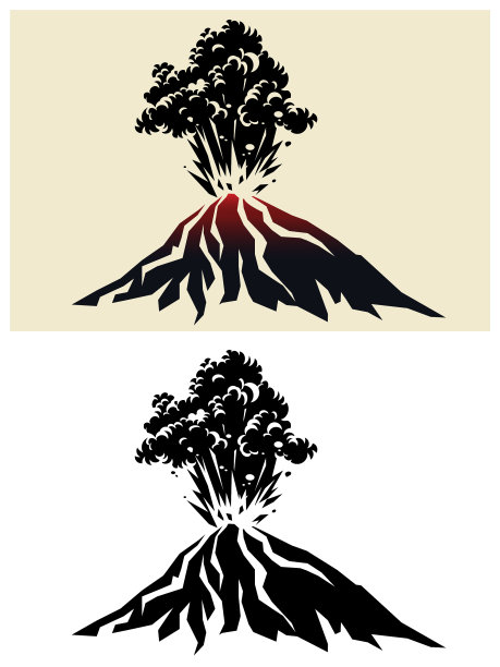 强大的火山喷发图片下载