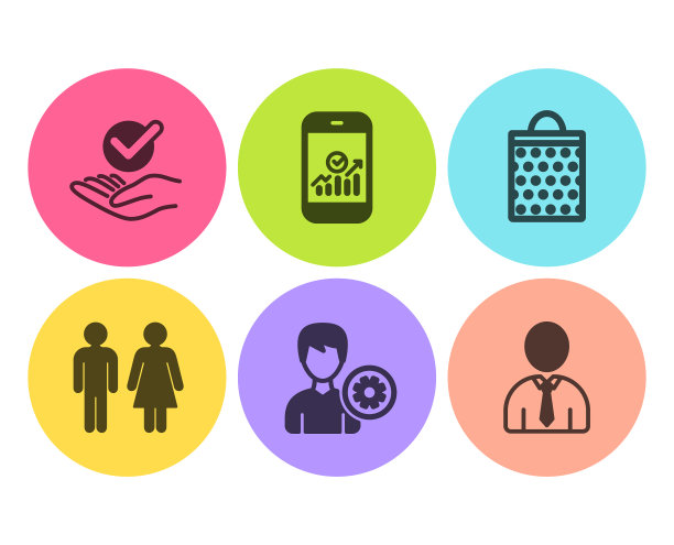 厕所购物袋和智能手机统计图片下载