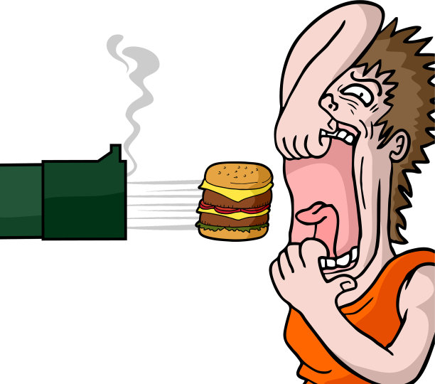 吃汉堡图片下载