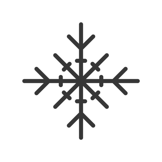 雪花圣诞节相关填充风格图标图片下载