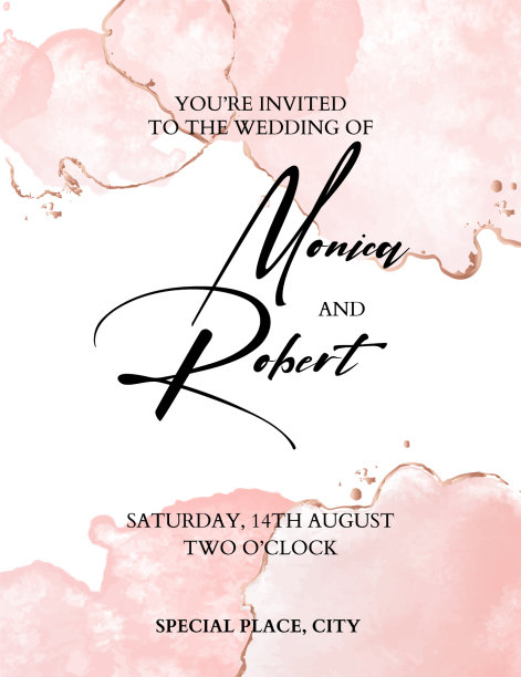 浪漫温柔的笔触水彩背景图片下载