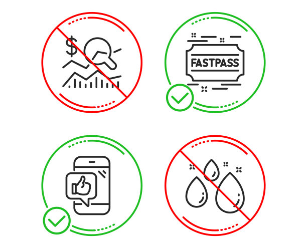 检查投资手机和快速通图标图片下载