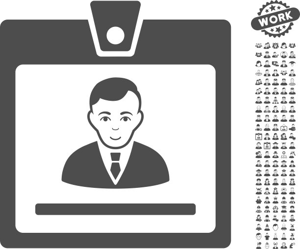 经理徽章与奖金图标图片下载