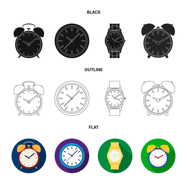 时间和小时图标图片下载