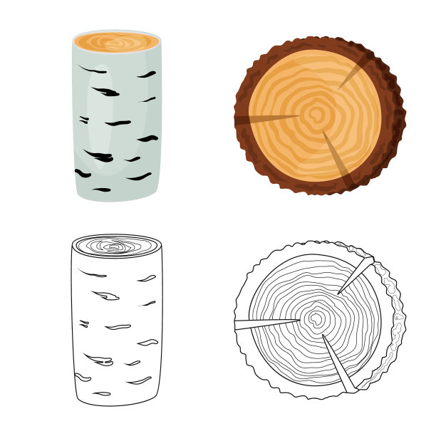 设计树和原始标志集树图片下载