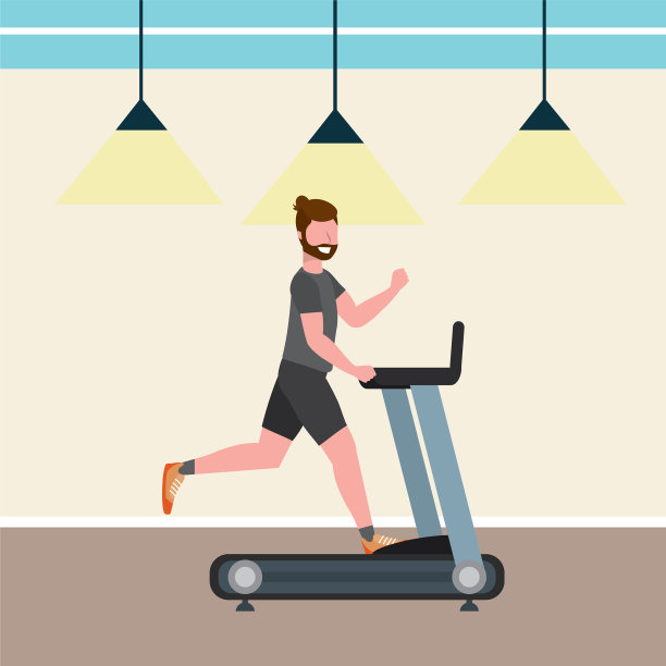 健身锻炼的卡通图片下载