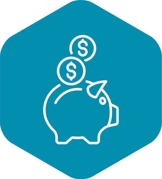 存钱罐图标轮廓风格图片下载