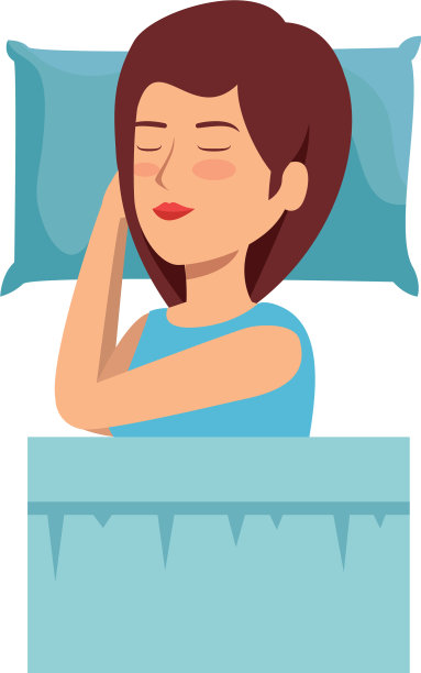 美丽的女人睡觉的角色图片下载