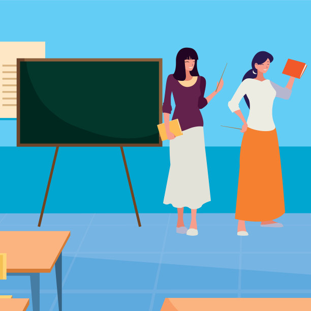 女教师在教室里配对图片下载