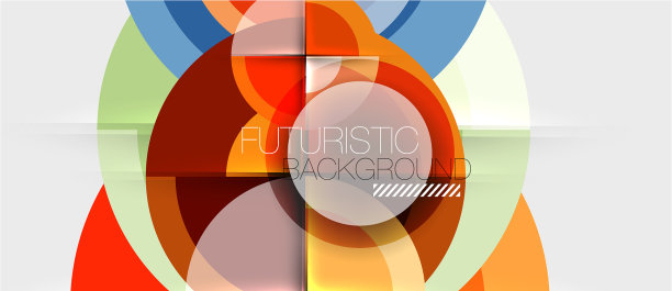 几何设计抽象背景-圆图片下载