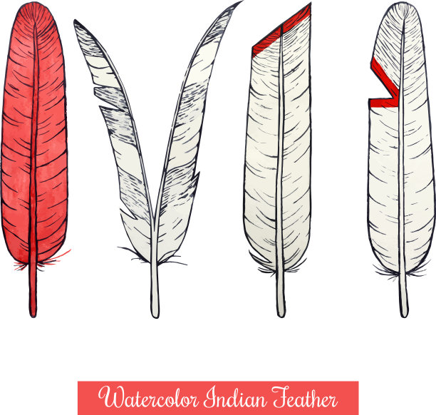 收集水彩手绘原生图片下载