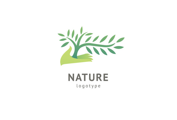 抽象自然标志图标设计健康图片下载