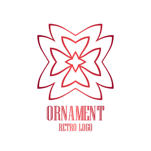 装饰艺术复古标志图片下载