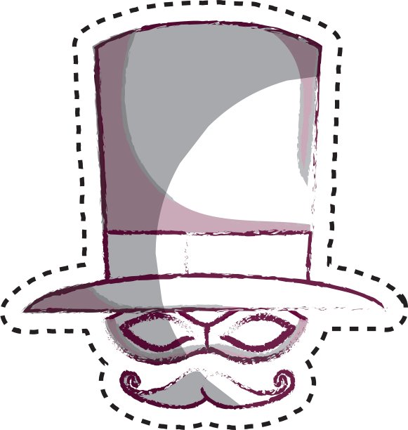 向导帽孤立图标图片下载