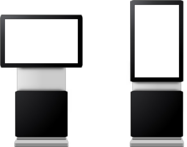 落地旋转广告板图片下载