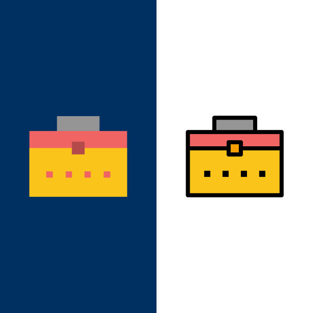 包工人包用户界面图标平和线图片下载