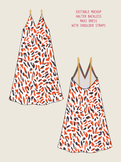 可定制的服装模板图片下载