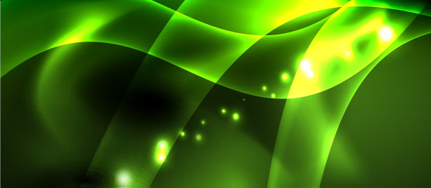 暗色背景，霓虹色波图片下载