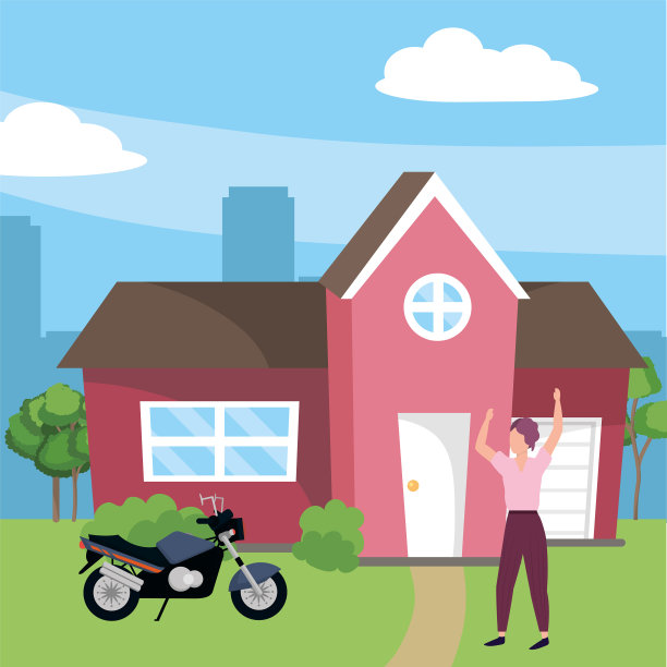 休闲快乐人卡通图片下载