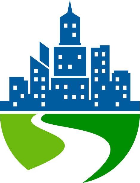 田镇标志图标设计图片下载