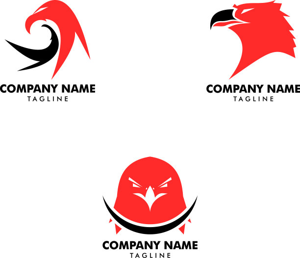 老鹰logo模板图片下载