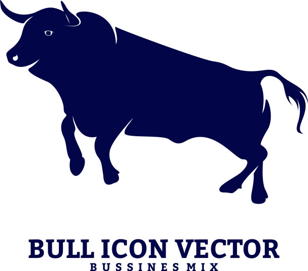 公牛设计轮廓公牛图片下载