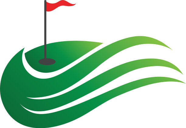 高尔夫俱乐部图标符号元素和标志图像图片下载