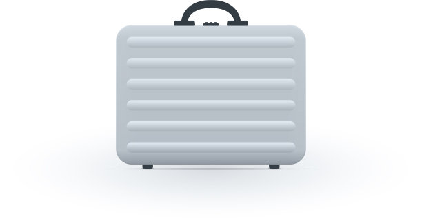 白色的公文包图标图片下载