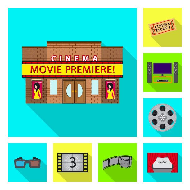 电视和拍摄标志图片下载