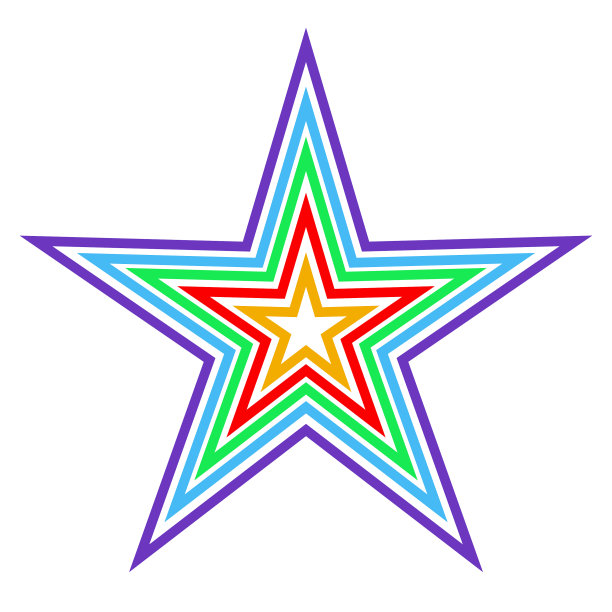 色彩设计明星图标企业标志股票图片下载